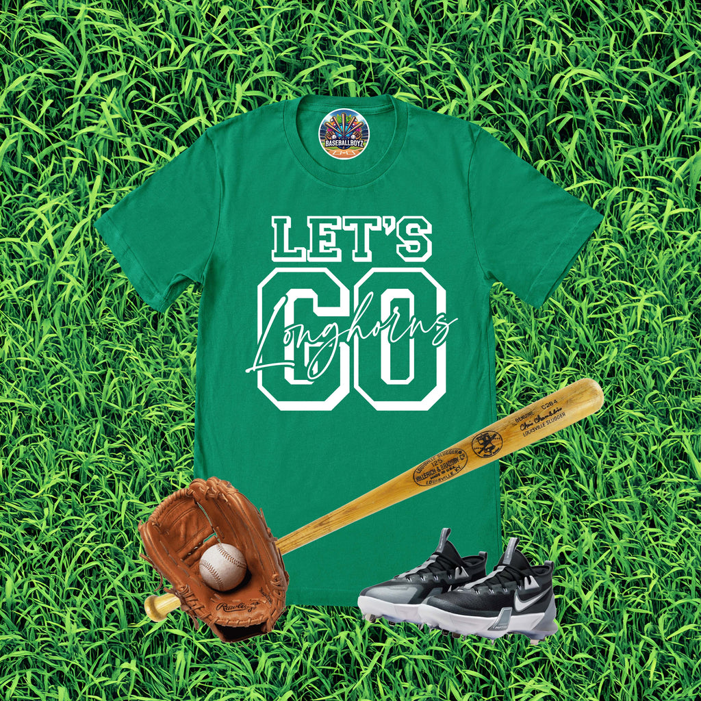 Let's Go Longhorns Team Graphic T-Shirt