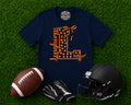 Longhorns Bow Mascot Team Graphic T-Shirt