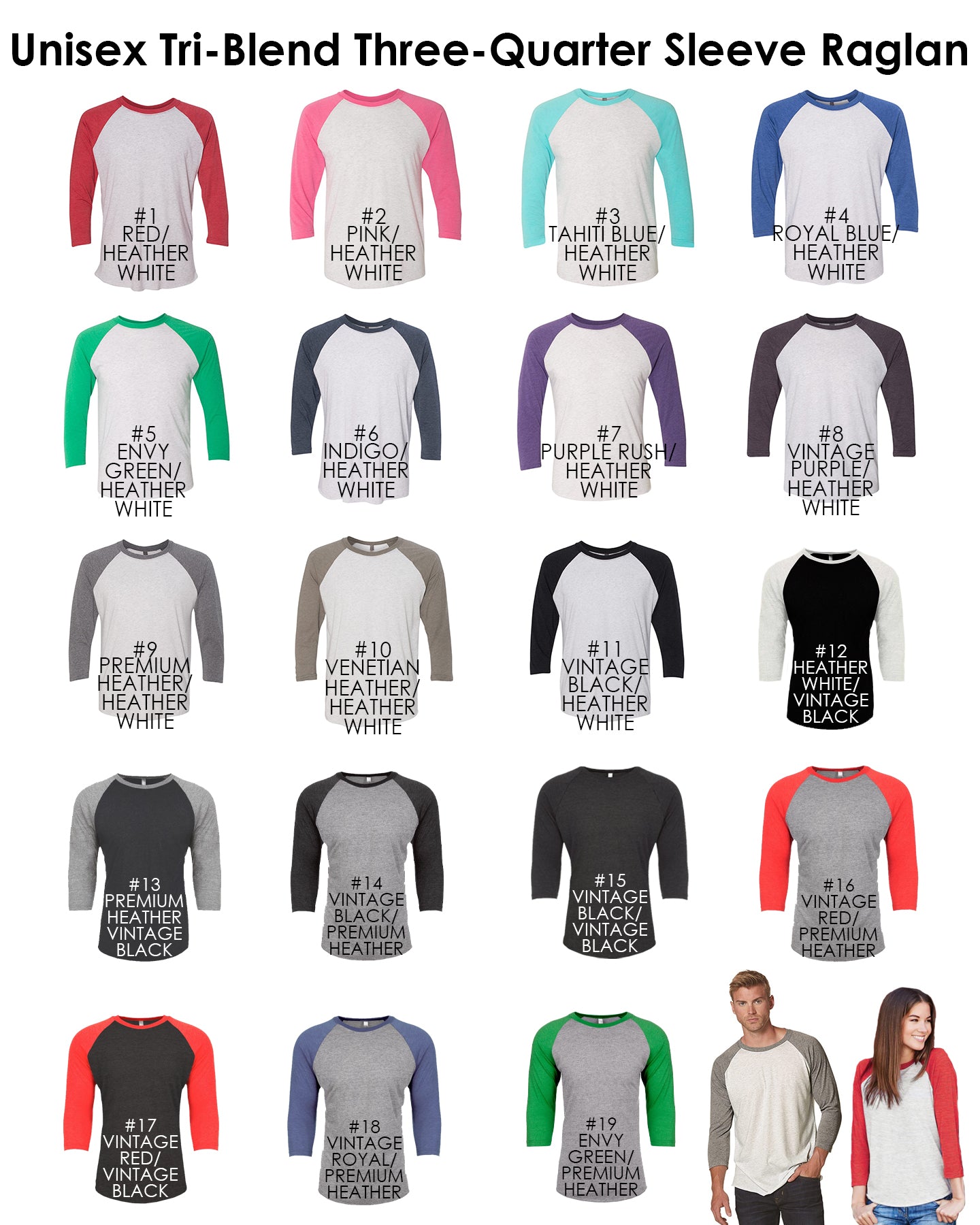 Custom Unisex Baseball Raglan T-Shirt