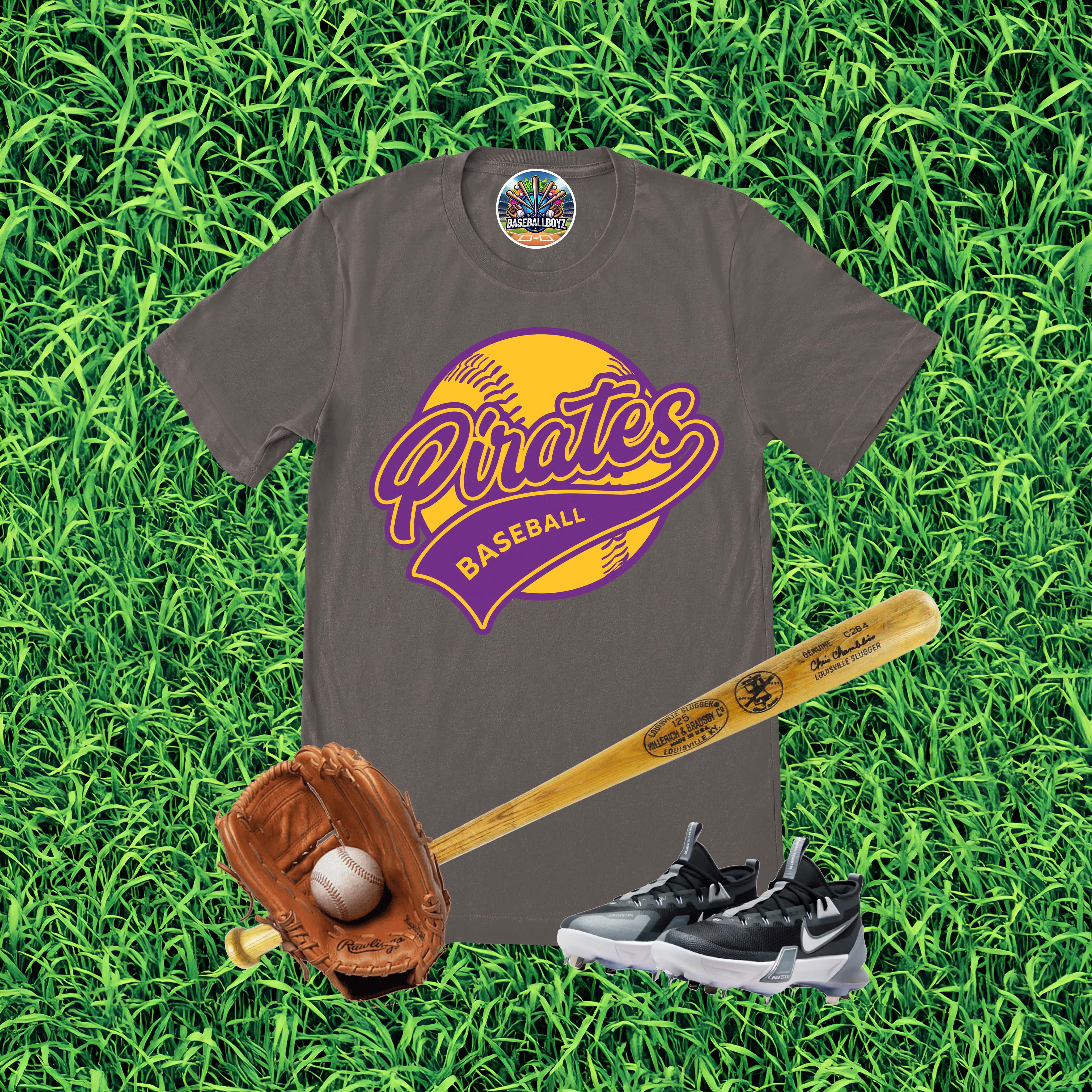 Pirates Baseball Team Graphic T-Shirt