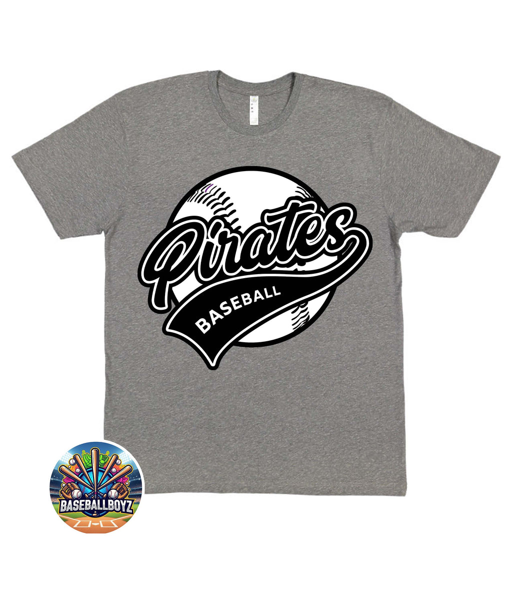 Pirates Baseball Team Graphic T-Shirt