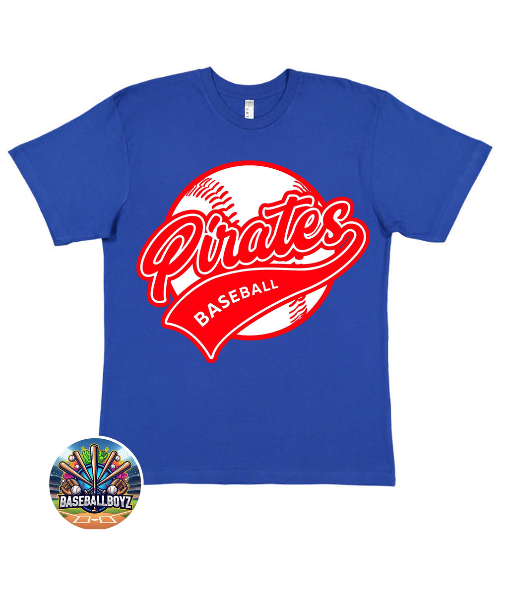 Pirates Baseball Team Graphic T-Shirt