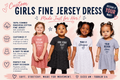 Custom Girls Fine Jersey Dress