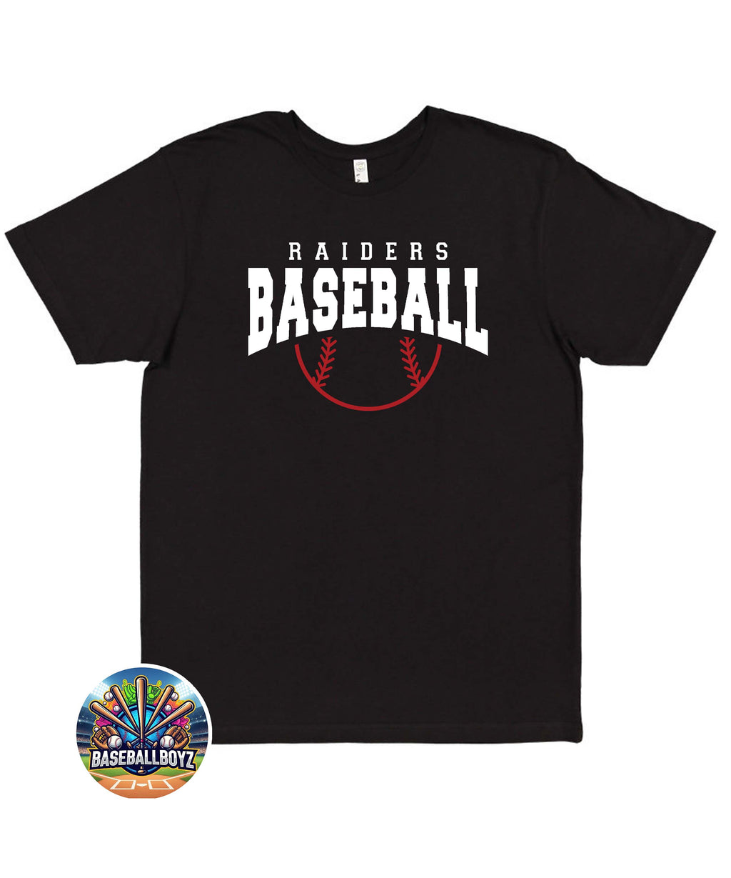 Raiders Baseball Team Graphic T-Shirt