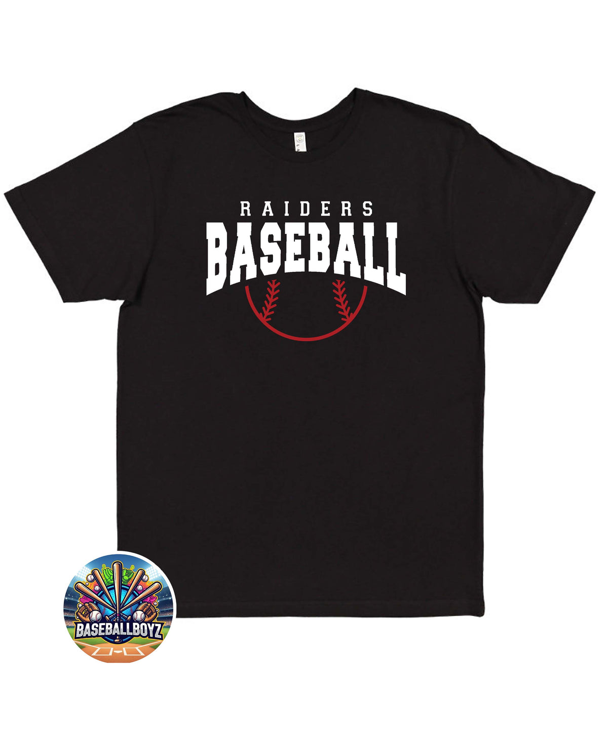 Raiders Baseball Team Graphic T-Shirt