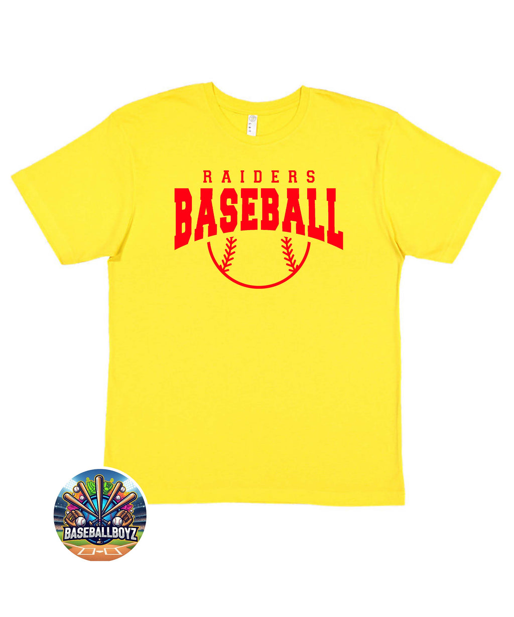 Raiders Baseball Team Graphic T-Shirt