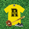 R Rams Block Text Team Graphic T-Shirt