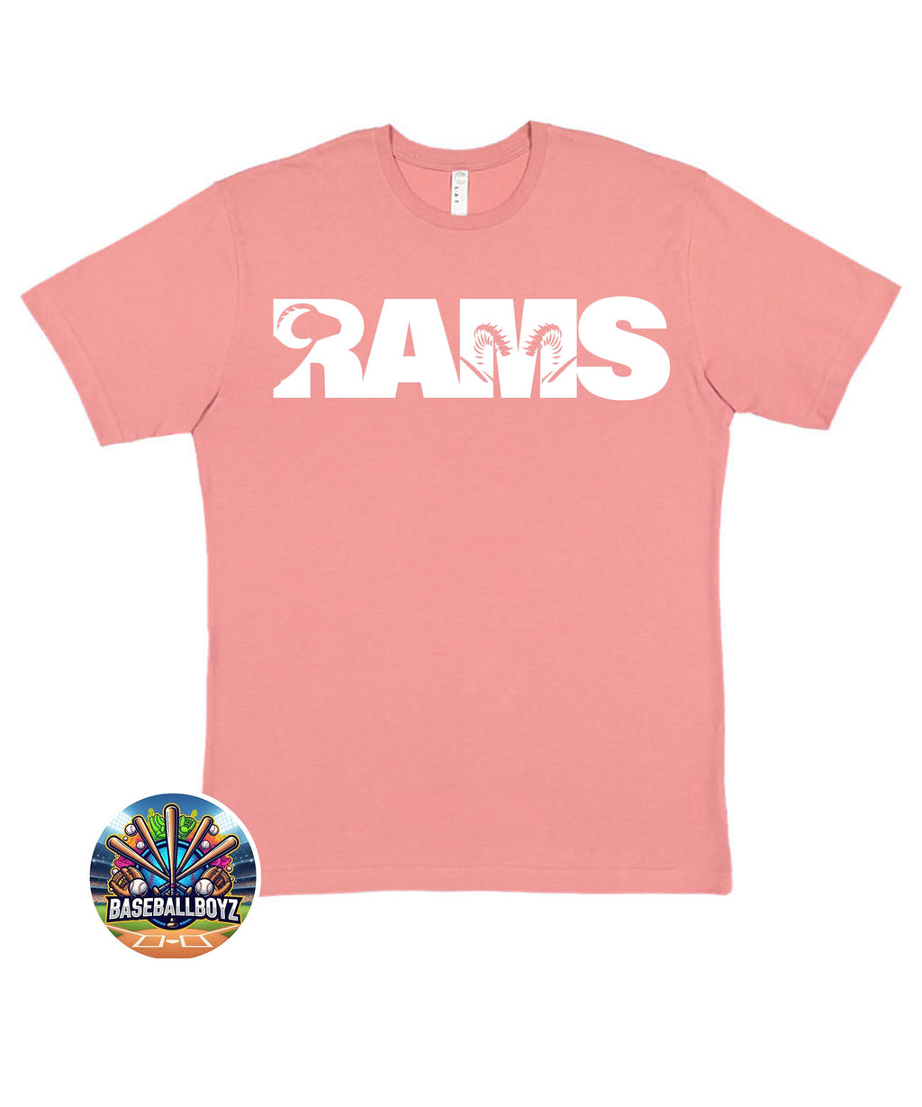 Rams Horns Team Graphic T-Shirt