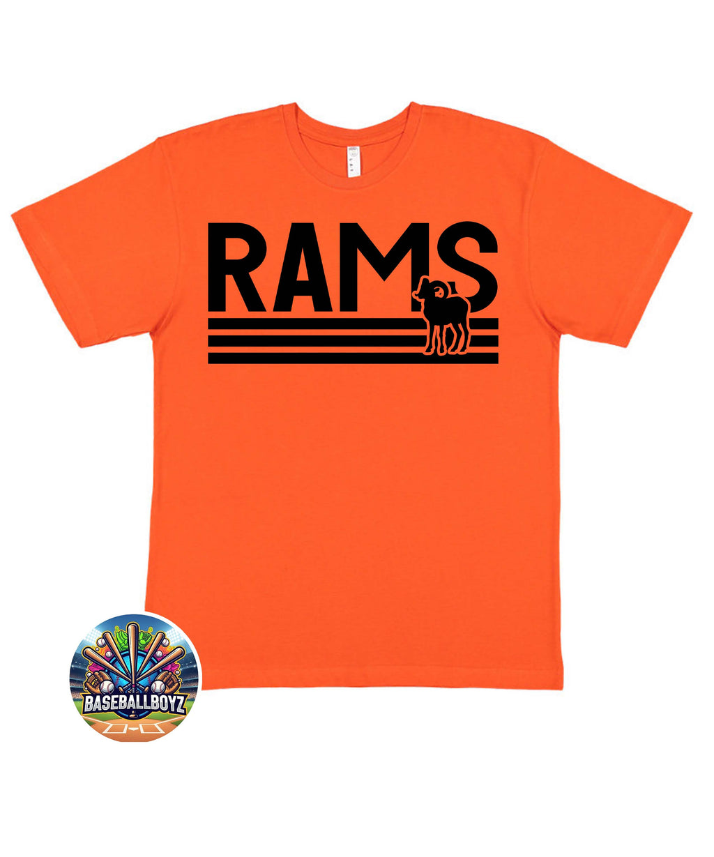 Rams Striped Team Graphic T-Shirt