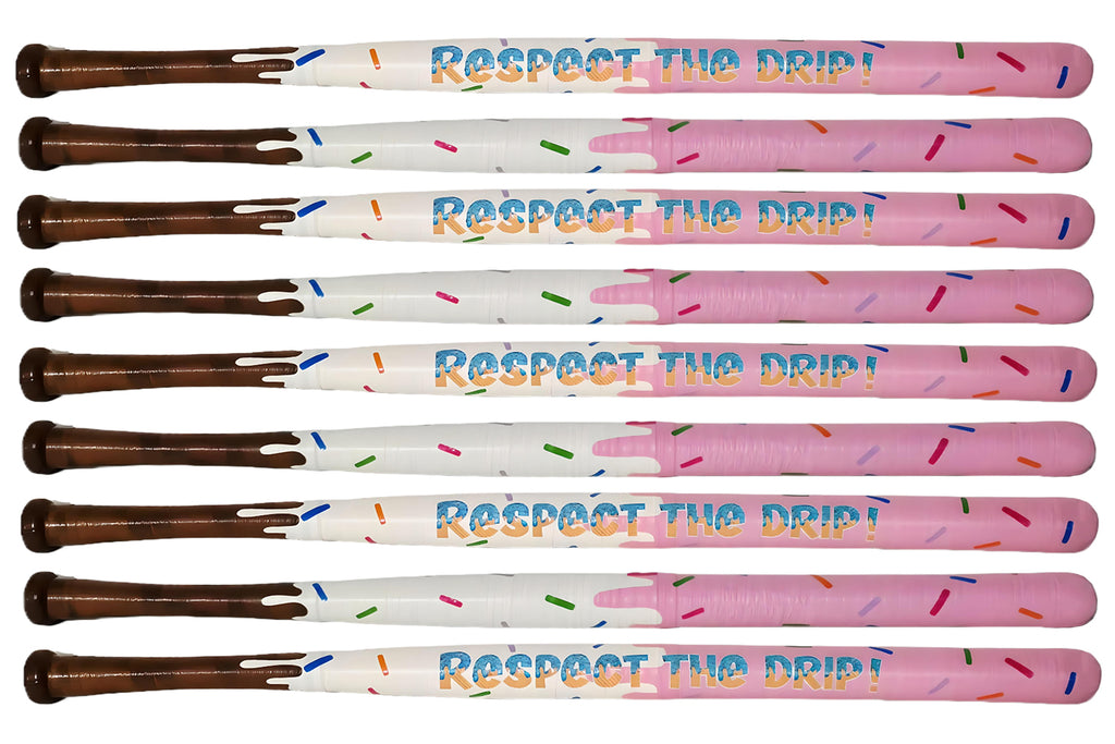 Respect the Drip Sprinkle Taped Plastic Bat