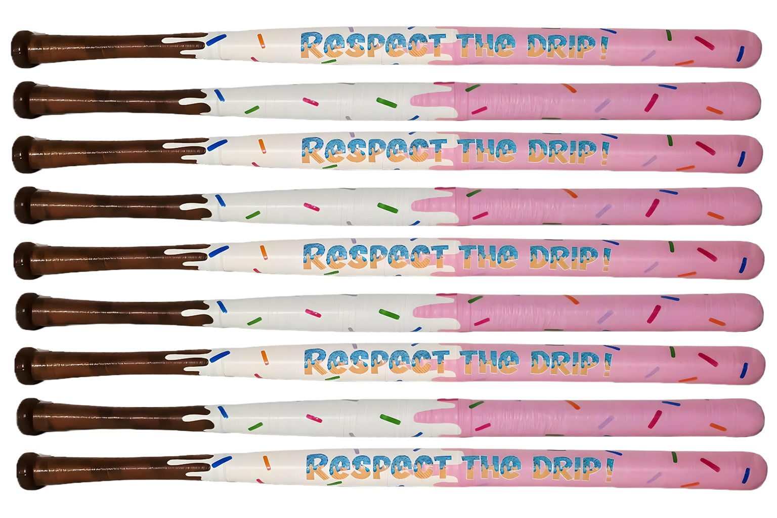 Respect the Drip Sprinkle Taped Plastic Bat