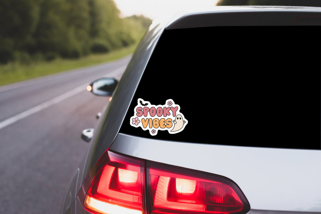 Groovy Retro Halloween Stickers