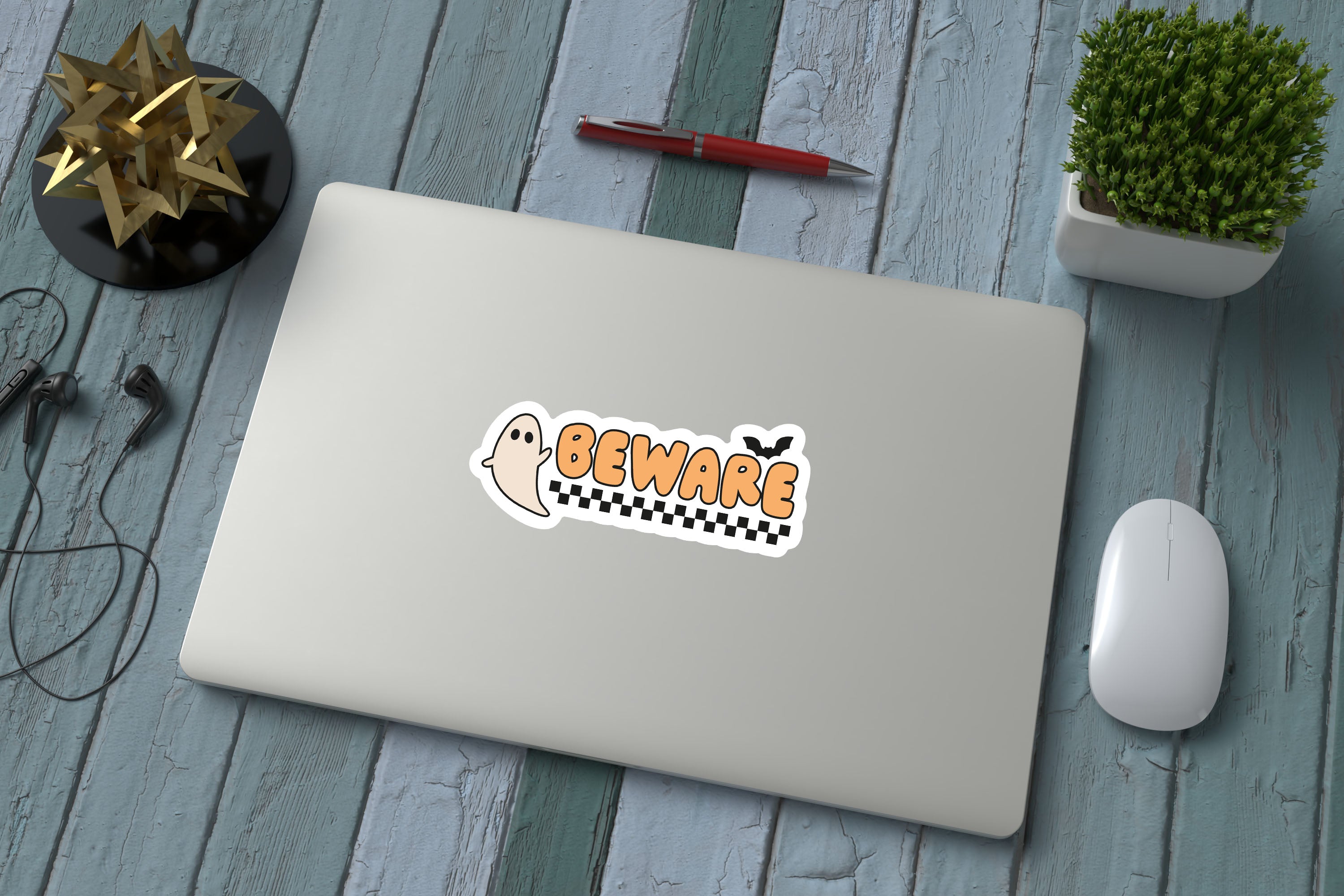 Groovy Retro Halloween Stickers