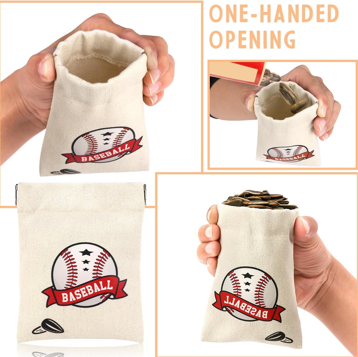 Custom Sunflower Seed Pouch