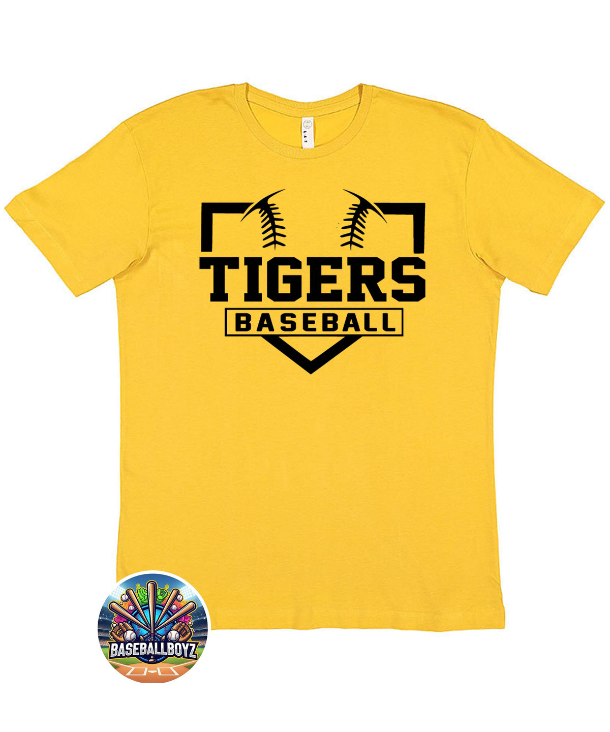Tigers Baseball Team Graphic T-Shirt