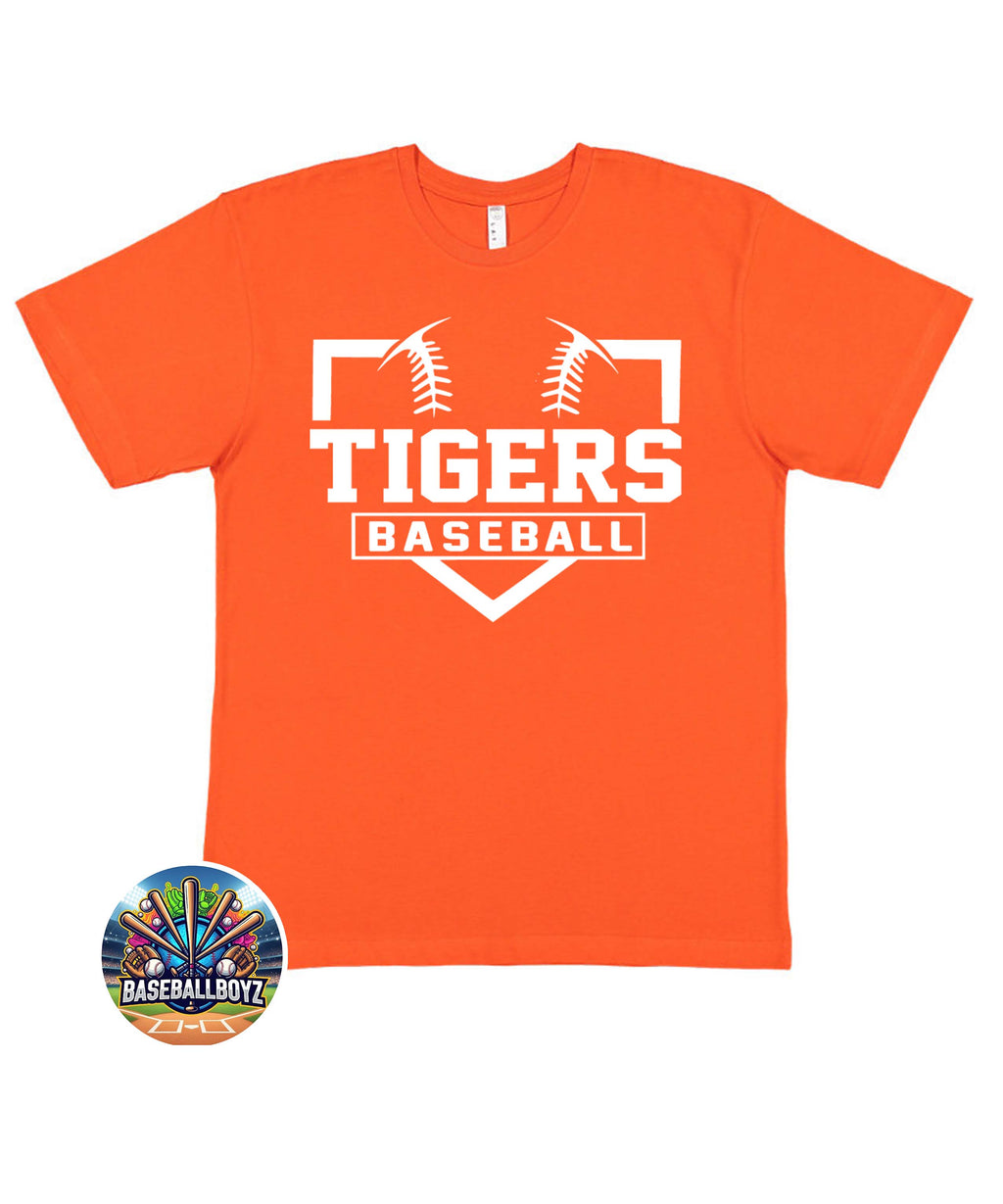 Tigers Baseball Team Graphic T-Shirt