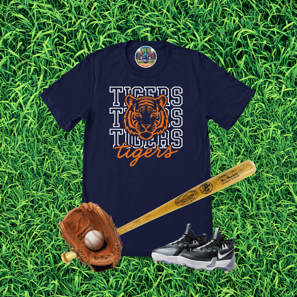 Tiger Head Team Graphic T-Shirt