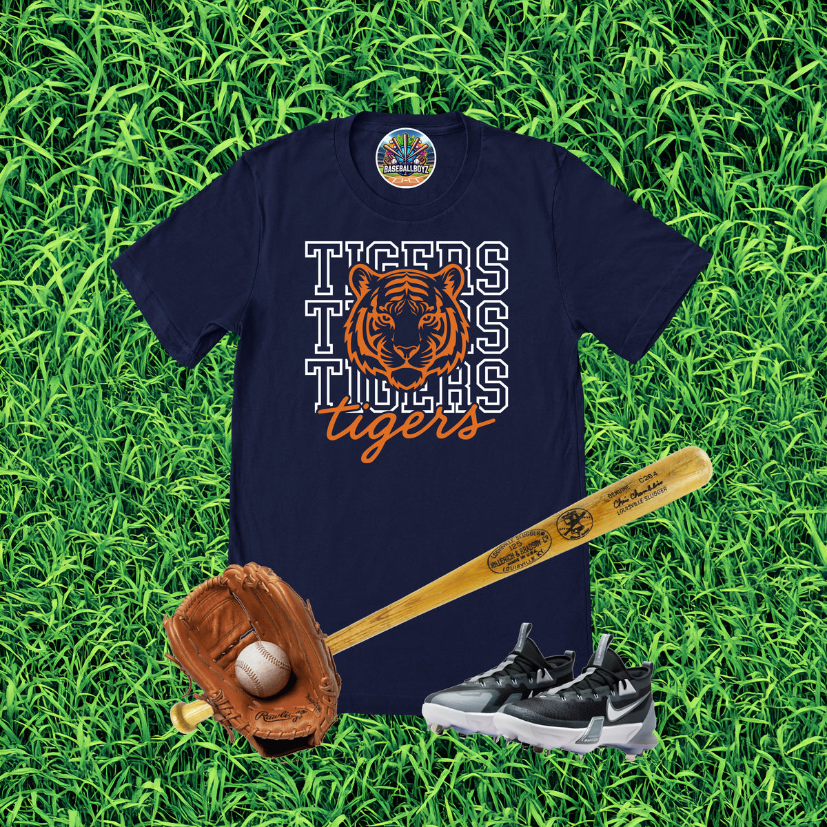Tiger Head Team Graphic T-Shirt