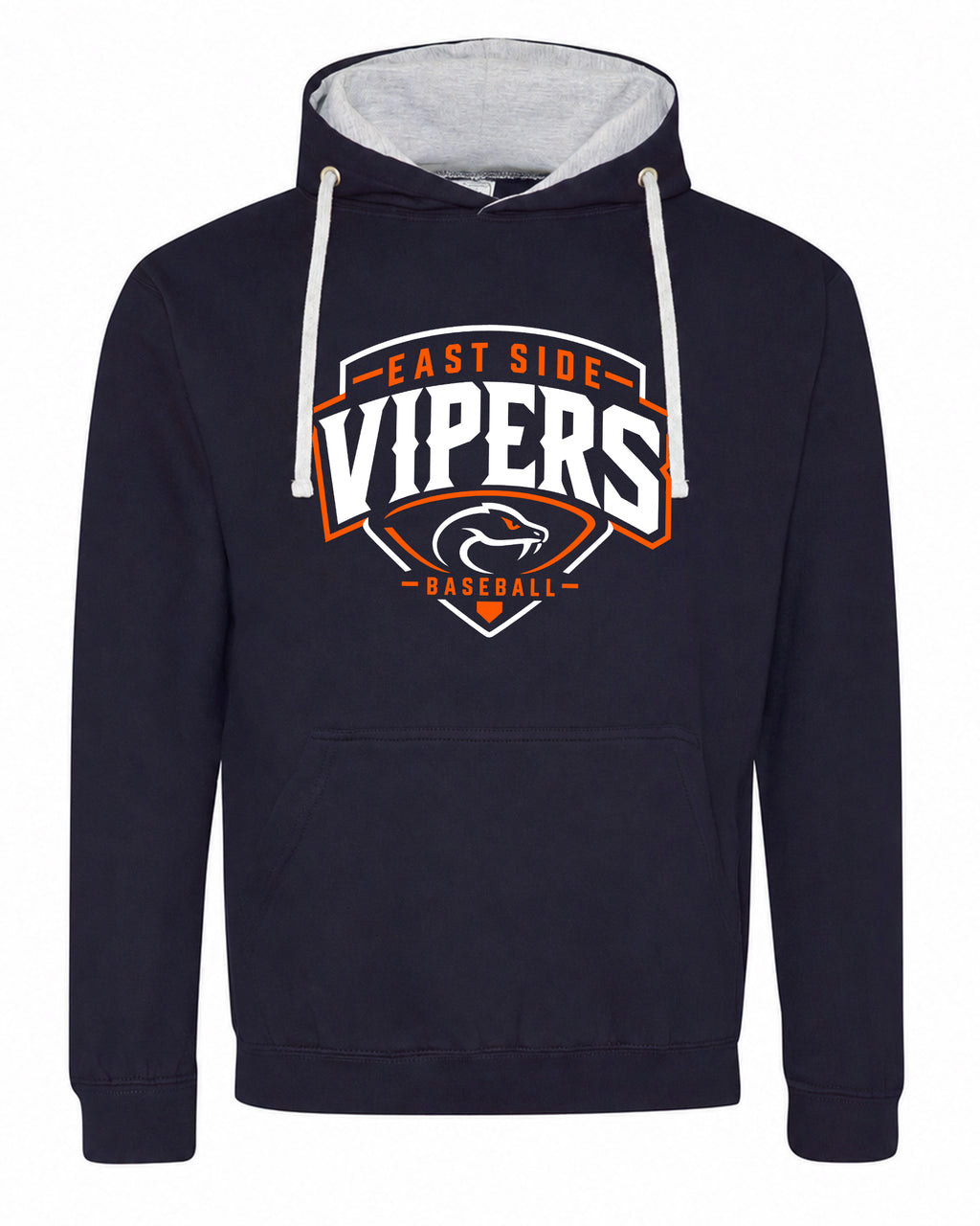 Unisex Adult Varsity Contrast Hoodie