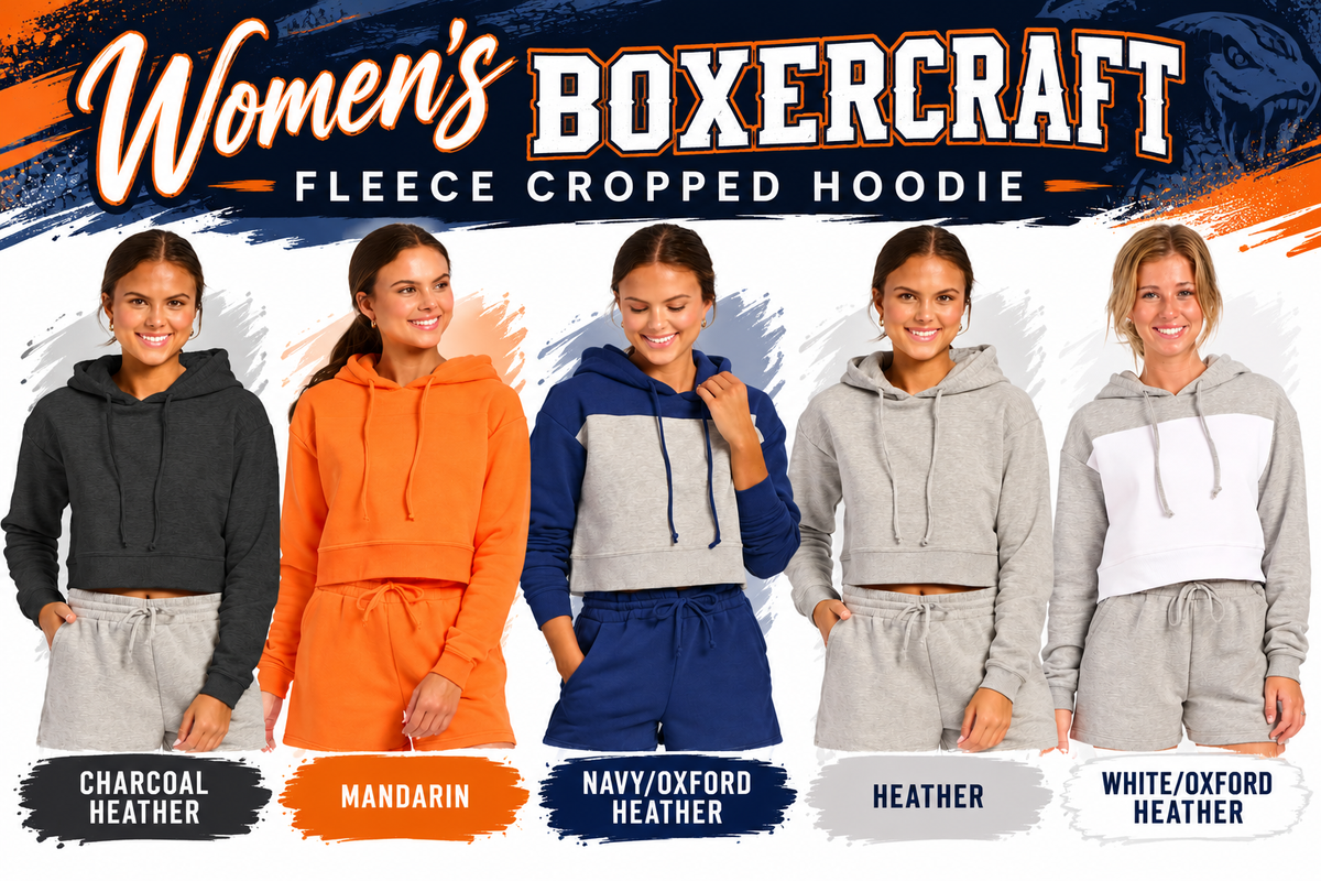 Women's Cropped Fleece Hoodie