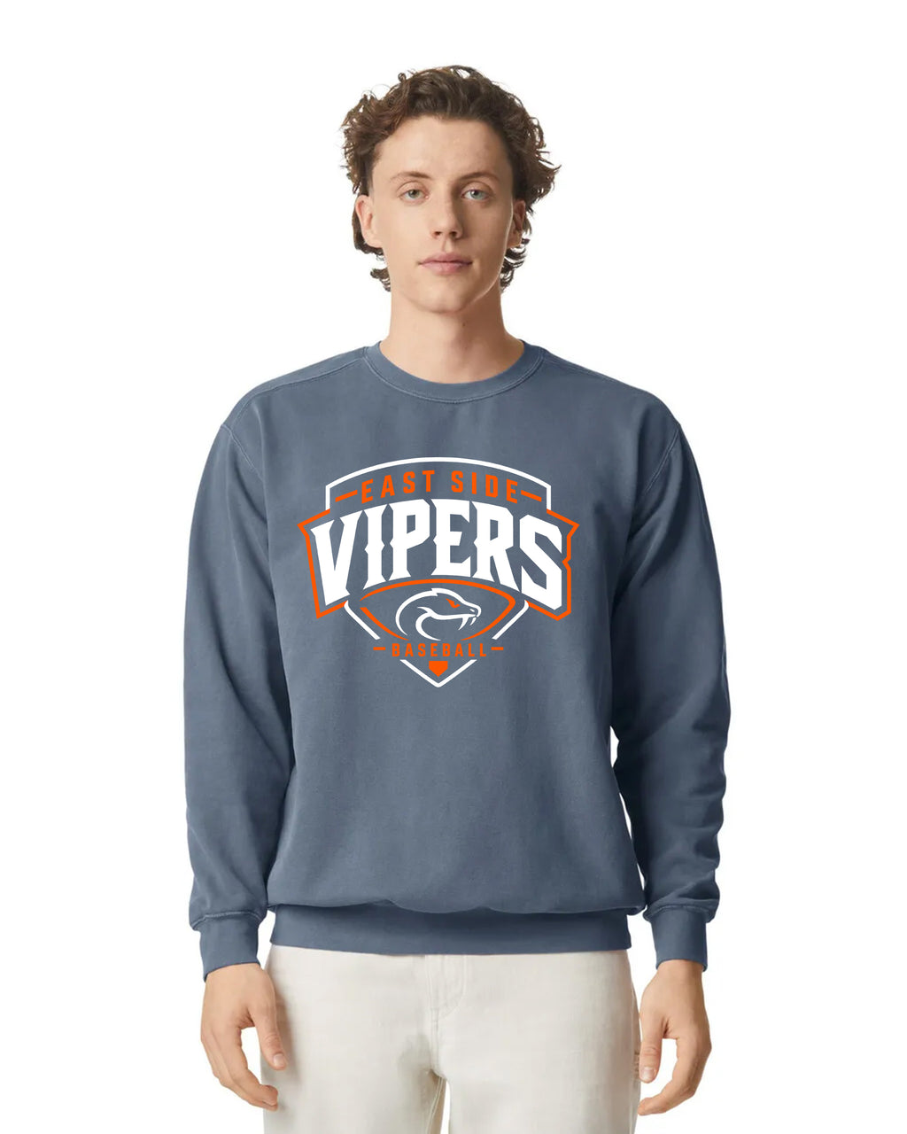 Vipers Unisex Comfort Colors Adult Crewneck Sweatshirt