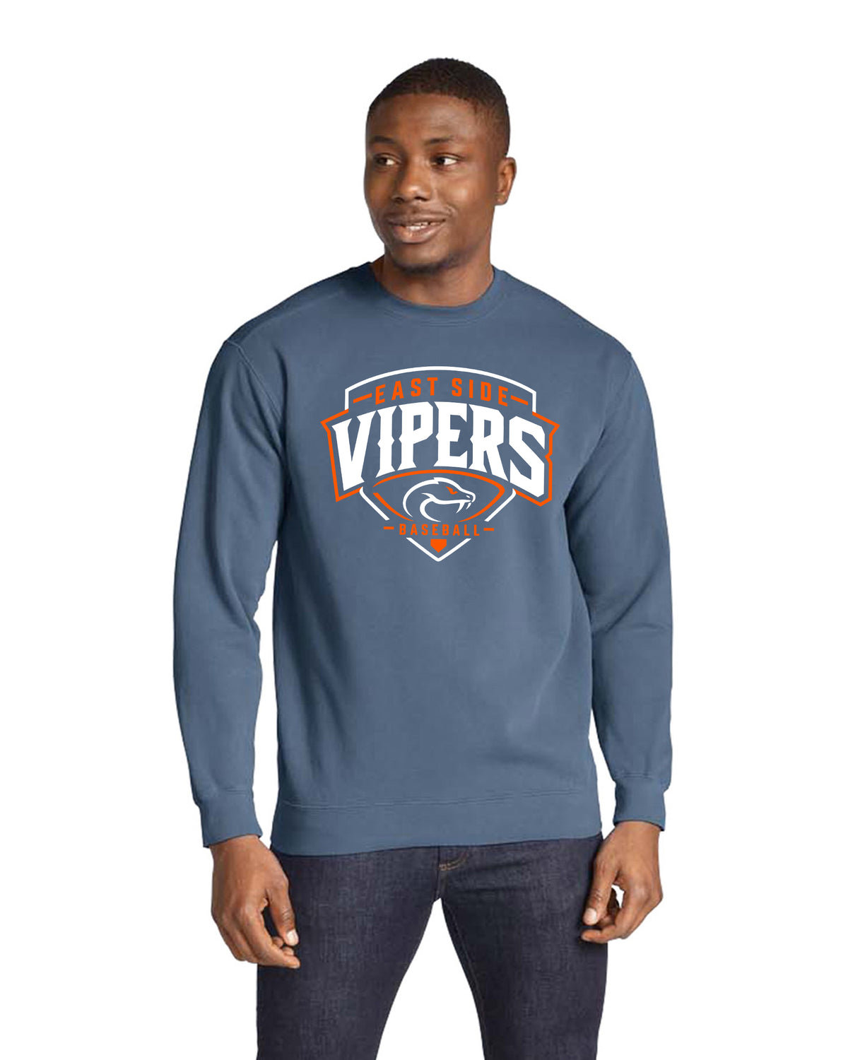 Vipers Unisex Comfort Colors Adult Crewneck Sweatshirt