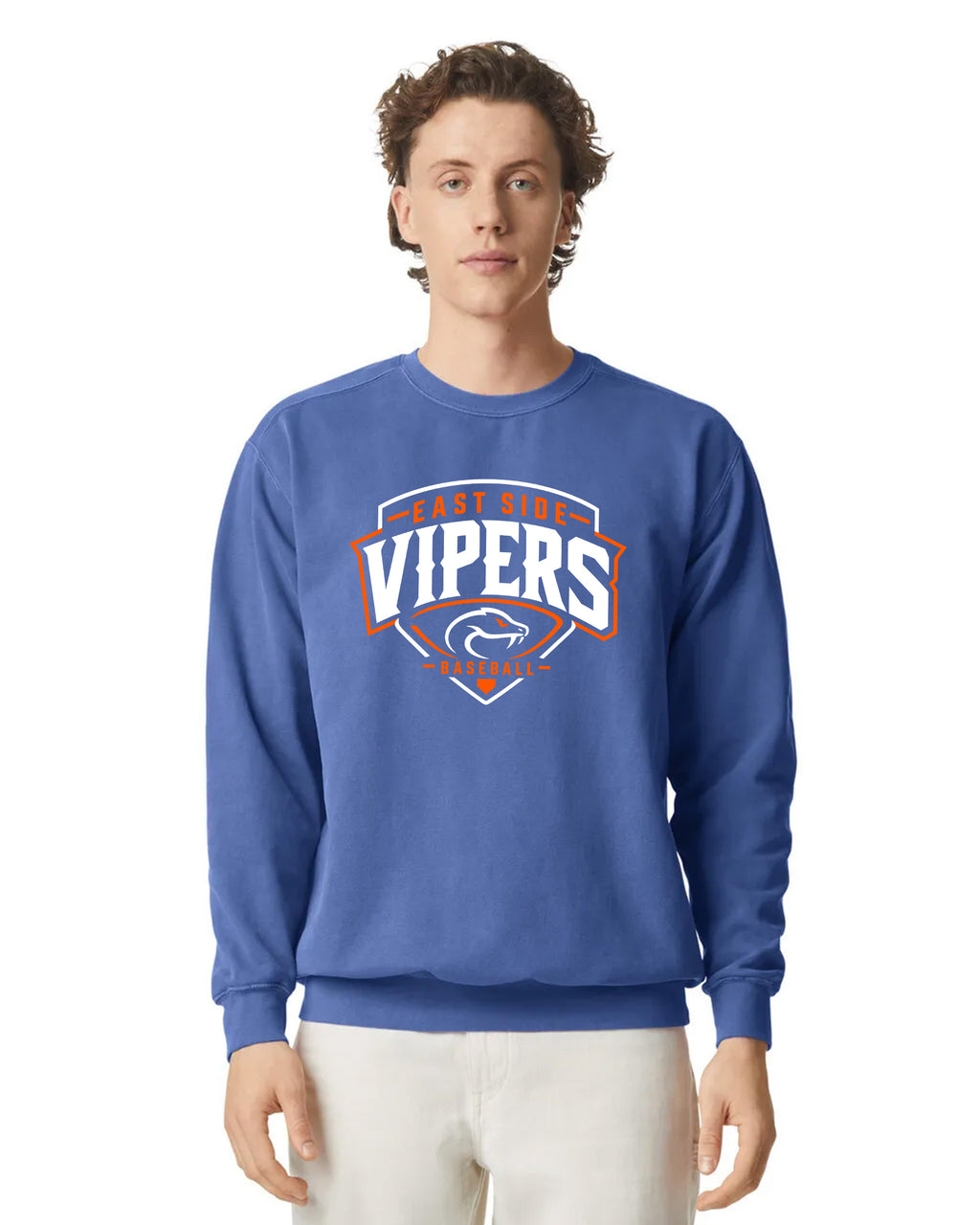 Vipers Unisex Comfort Colors Adult Crewneck Sweatshirt