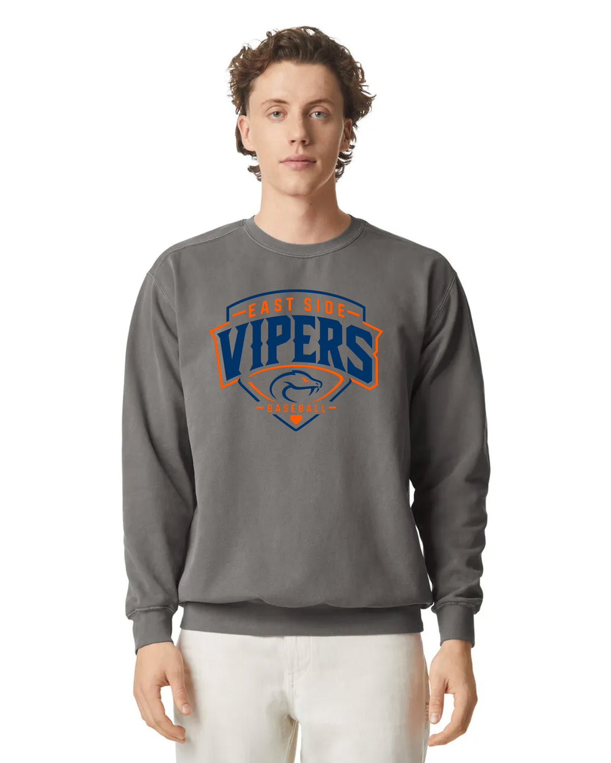 Vipers Unisex Comfort Colors Adult Crewneck Sweatshirt