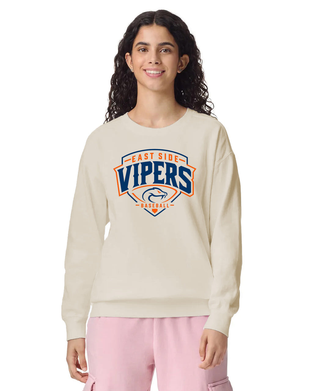 Vipers Unisex Comfort Colors Adult Crewneck Sweatshirt