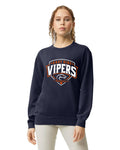 Vipers Unisex Comfort Colors Adult Crewneck Sweatshirt