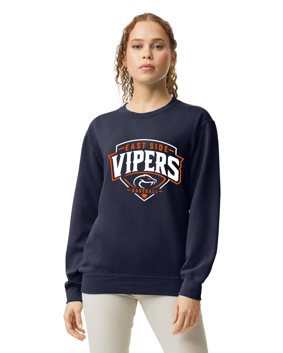Vipers Unisex Comfort Colors Adult Crewneck Sweatshirt