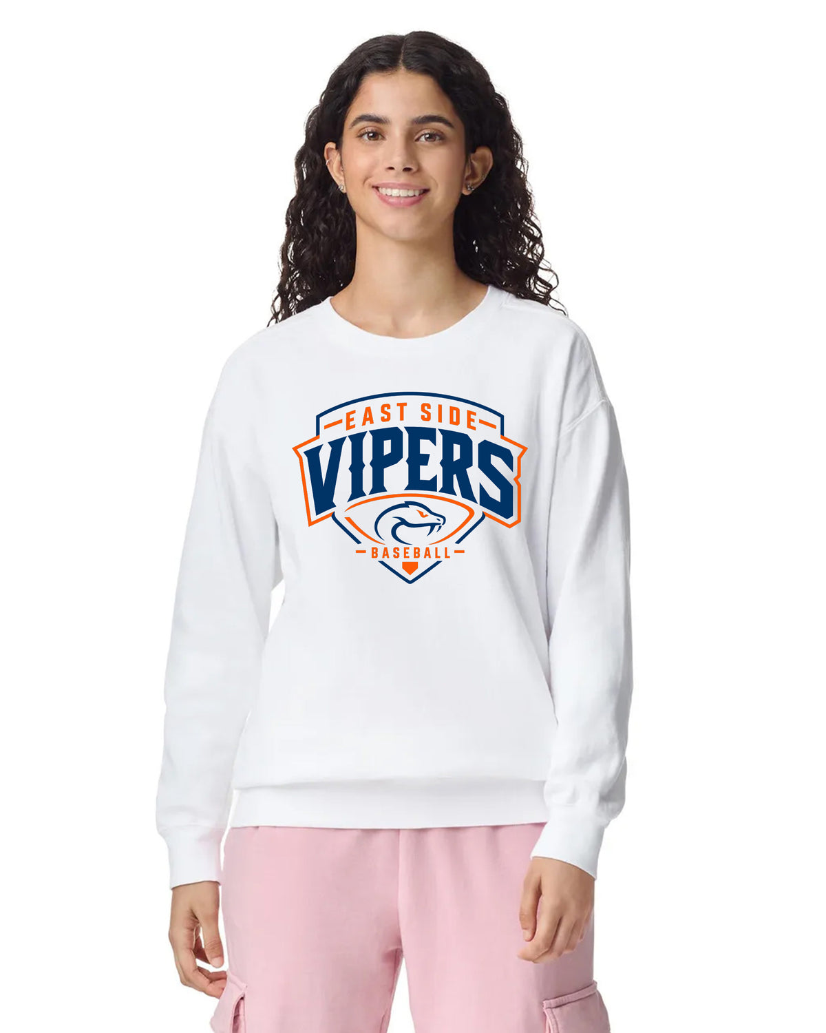 Vipers Unisex Comfort Colors Adult Crewneck Sweatshirt