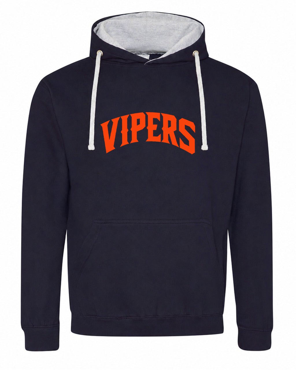 Vipers Unisex Adult Varsity Contrast Hoodie