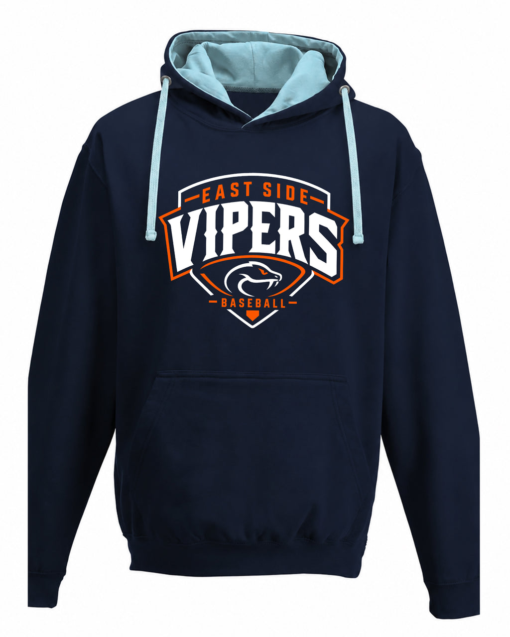 Unisex Adult Varsity Contrast Hoodie