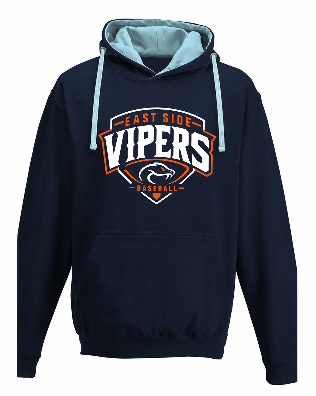 Unisex Adult Varsity Contrast Hoodie