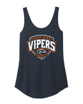 Vipers Ladies Tri-Blend Relaxed Tank