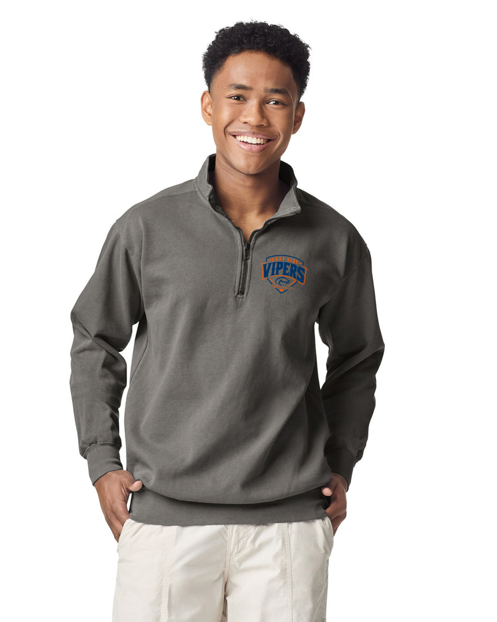 Vipers Unisex Adult Comfort Colors Quarter Zip
